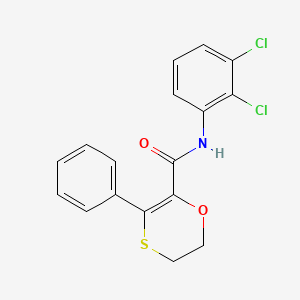 N-(2,3-dichlorophenyl)-3-phenyl-5,6-dihydro-1,4-oxathiine-2-carboxamide