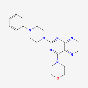 4-[2-(4-Phenylpiperazinyl)pteridin-4-yl]morpholine