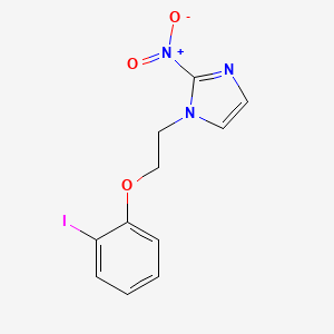 molecular formula C11H10IN3O3 B1219078 1-(2-(2-Iodophenoxy)ethyl)-2-nitroimidazole CAS No. 98087-58-2