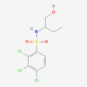 (1-Ethyl-2-hydroxyethyl)[(2,3,4-trichlorophenyl)sulfonyl]amine