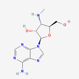B1219085 3'-Methylamino-3'-deoxyadenosine CAS No. 25787-43-3