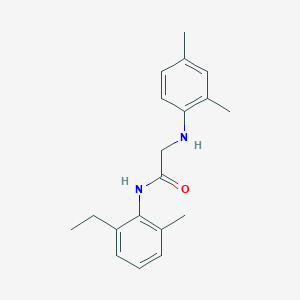 2-[(2,4-dimethylphenyl)amino]-N-(2-ethyl-6-methylphenyl)acetamide