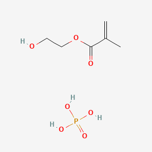 molecular formula C6H13O7P B1219090 2-羟乙基甲基丙烯酸磷酸酯 CAS No. 52628-03-2