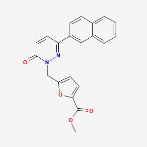 methyl 5-((3-(naphthalen-2-yl)-6-oxopyridazin-1(6H)-yl)methyl)furan-2-carboxylate