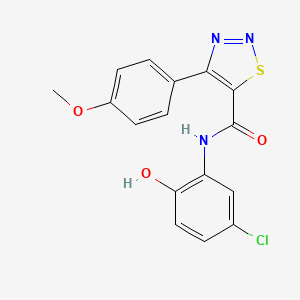 N-(5-chloro-2-hydroxyphenyl)-4-(4-methoxyphenyl)-1,2,3-thiadiazole-5-carboxamide