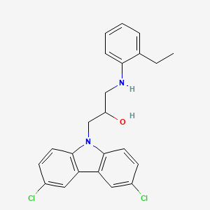 1-(3,6-dichloro-9H-carbazol-9-yl)-3-[(2-ethylphenyl)amino]propan-2-ol