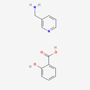 molecular formula C13H14N2O3 B1219098 3-(Aminomethyl)pyridyl salicylate CAS No. 34148-38-4