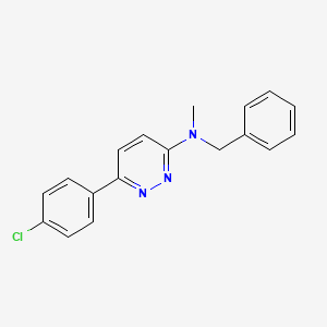 N-benzyl-6-(4-chlorophenyl)-N-methylpyridazin-3-amine