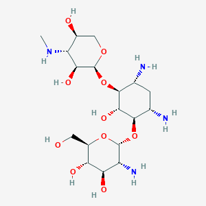 molecular formula C18H36N4O10 B1219113 Gentamycin A 