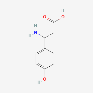 B1219115 3-Amino-3-(4-hydroxyphenyl)propanoic acid CAS No. 6049-54-3