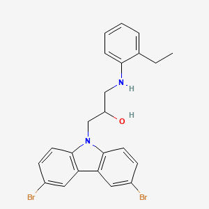 1-(3,6-Dibromo-carbazol-9-yl)-3-(2-ethyl-phenylamino)-propan-2-ol