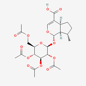 molecular formula C24H32O13 B1219125 Deoxyloganic acid tetraacetate 