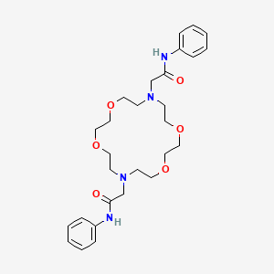 2,2'-(1,4,10,13-tetraoxa-7,16-diazacyclooctadecane-7,16-diyl)bis(N-phenylacetamide)