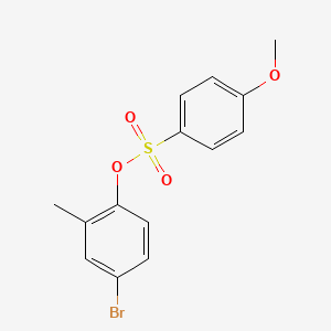 4-Bromo-2-methylphenyl 4-methoxybenzenesulfonate