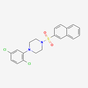 4-(2,5-Dichlorophenyl)-1-(2-naphthylsulfonyl)piperazine