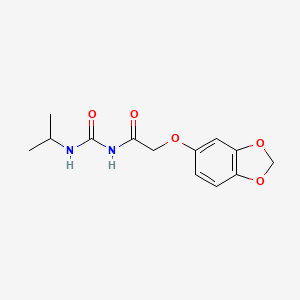 1-[2-(2H-1,3-benzodioxol-5-yloxy)acetyl]-3-(propan-2-yl)urea