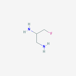 molecular formula C3H9FN2 B1219180 3-Fluoropropane-1,2-diamine CAS No. 83306-45-0