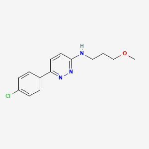 [6-(4-Chlorophenyl)pyridazin-3-yl](3-methoxypropyl)amine