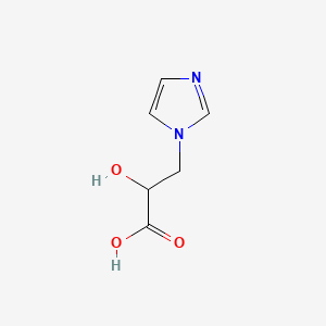 B1219203 1-Imidazolelactic acid CAS No. 876-19-7