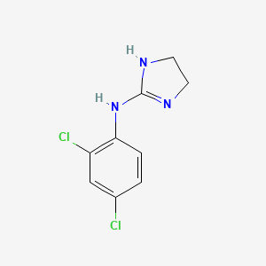 B1219207 2-(2,4-Dichlorophenylimino)-imidazolidine CAS No. 23830-88-8