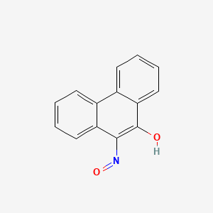 molecular formula C14H9NO2 B1219210 10-亚硝基菲-9-醇 CAS No. 14140-04-6