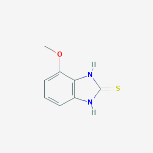 molecular formula C8H8N2OS B121922 4-Methoxy-1,3-dihydro-2H-benzimidazole-2-thione CAS No. 149367-83-9