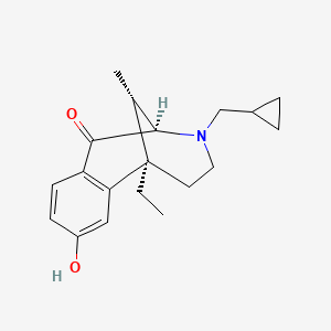 molecular formula C19H25NO2 B1219248 Ethyketazocine CAS No. 6036-52-8