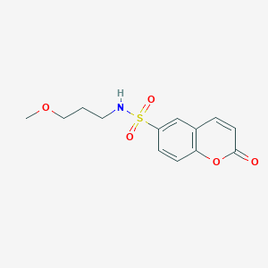 6-{[(3-Methoxypropyl)amino]sulfonyl}chromen-2-one