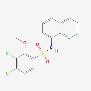 [(3,4-Dichloro-2-methoxyphenyl)sulfonyl]naphthylamine