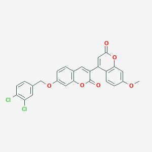 7-[(3,4-dichlorobenzyl)oxy]-3-(7-methoxy-2-oxo-2H-chromen-4-yl)-2H-chromen-2-one