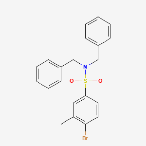 Bisbenzyl[(4-bromo-3-methylphenyl)sulfonyl]amine