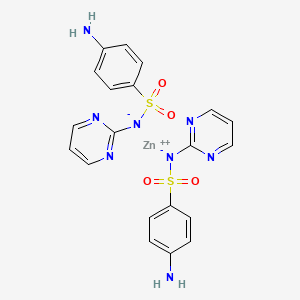 B1219310 Sulfadiazine zinc CAS No. 66219-86-1