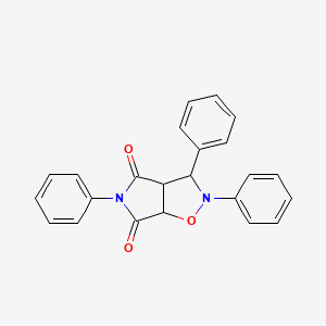 2,3,5-triphenyldihydro-2H-pyrrolo[3,4-d][1,2]oxazole-4,6(3H,5H)-dione