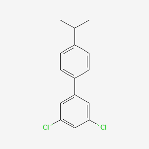 B1219317 3,5-Dichloro-4'-isopropylbiphenyl CAS No. 74338-50-4