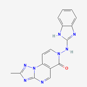 7-(1H-benzimidazol-2-ylamino)-2-methylpyrido[3,4-e][1,2,4]triazolo[1,5-a]pyrimidin-6(7H)-one