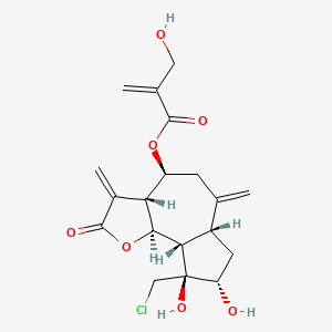 molecular formula C19H23ClO7 B1219341 Chlorojanerin CAS No. 64205-85-2
