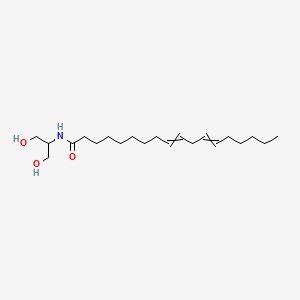 molecular formula C21H39NO3 B1219367 N-(1,3-dihydroxypropan-2-yl)octadeca-9,12-dienamide 