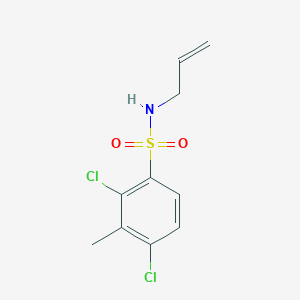 molecular formula C10H11Cl2NO2S B12193717 [(2,4-Dichloro-3-methylphenyl)sulfonyl]prop-2-enylamine 