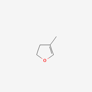 molecular formula C5H8O B1219378 4-甲基-2,3-二氢呋喃 CAS No. 34314-83-5