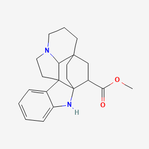 molecular formula C21H26N2O2 B1219418 Methyl aspidofractinine-3-carboxylate 