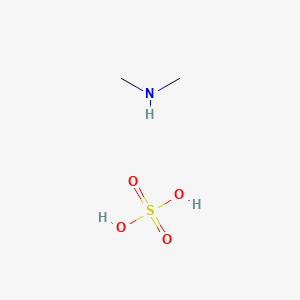 molecular formula C2H9NO4S B1219427 甲胺, N-甲基-, 硫酸盐 CAS No. 21249-13-8