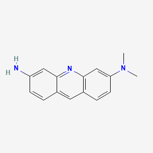 B1219428 3,6-Acridinediamine, N,N-dimethyl- CAS No. 25636-16-2