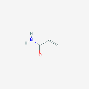molecular formula C3H5NO<br>CH2=CH-CONH2<br>C3H5NO B121943 丙烯酰胺 CAS No. 9003-05-8