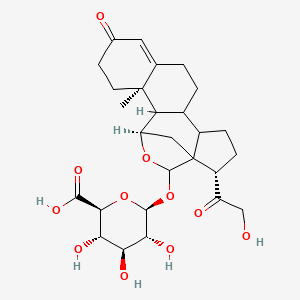 B1219431 Aldosterone 18-glucuronide CAS No. 3604-86-2