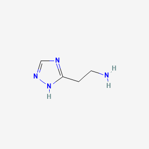molecular formula C4H8N4 B1219451 2-(1H-1,2,4-三唑-5-基)乙胺 CAS No. 7728-75-8