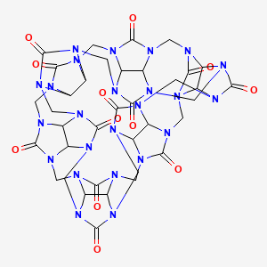 molecular formula C36H36N24O12 B1219460 葫芦脲 CAS No. 80262-44-8