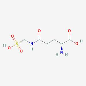 molecular formula C6H12N2O6S B1219469 N-(Sulfomethyl)-D-glutamine CAS No. 90237-02-8
