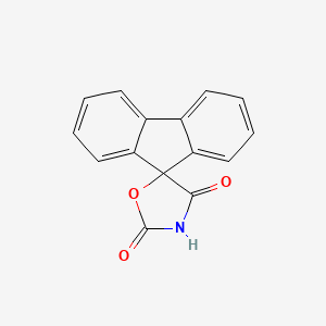 molecular formula C15H9NO3 B1219476 Fluorene-9-spiro-5'-oxazolidinedione CAS No. 67851-72-3