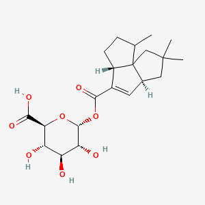 B1219484 Deoxypentalenylglucuron CAS No. 85648-55-1
