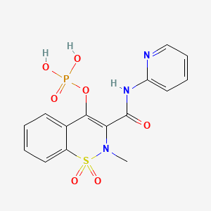 molecular formula C15H14N3O7PS B1219497 Piroxafos CAS No. 82801-42-1